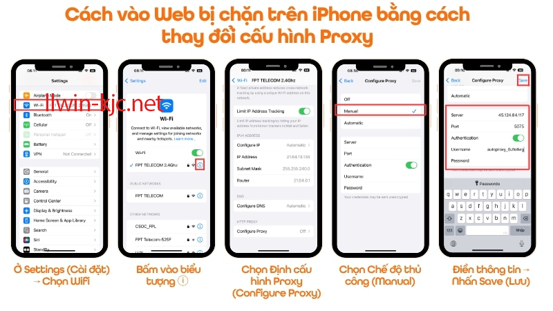 llwin hướng dẫn v&agrave;o website bị chặn
